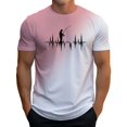 thumbnail image 4 of LUOGENLI T-shirts pour Homme pour Hommes T-Shirt à Dégradé de Couleur 3D à Manches Courtes à Col Rond T-Shirt T-shirts pour Hommes T-shirts Graphiques TTG Grand Pâques T-shirts pour Hommes T-shirts Graphiques Saint-Valentin m, 4 of 4