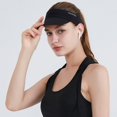 thumbnail image 2 of Summer Women Sport Sun Visor Hats Quick Dry Empty Top Baseball Cap UV Protection, 2 of 6