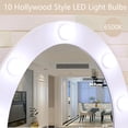thumbnail image 3 of AKDSteel Girls Vanity Desk Set, Wood Makeup Dressing Table with Oval Mirror and Lights, Stool, 3 Colors Lighting Modes, Vanity Table with 5 Drawers, Makeup Vanity Set with Mirror and Stool for Girls, 3 of 6