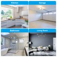 thumbnail image 5 of Unique Bargains Bride de Raccord de Conduit 6 Pieds 2 Pcs Plaque Murale d'Évent de Sécheuse Carrée à Ronde avec Pince pour Refroidissement d'Air Ventilation Blanc, 5 of 5