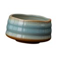 thumbnail image 4 of Luzkey Ceramic Matcha Bowl Handmade Matcha Accessory Utensils 500ml Traditional Matcha Tea Making for Family Friends Tea Lovers Gift Water Ripple blue, 4 of 8