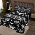 thumbnail image 2 of Erosebridal Vintage Moth Coverlet Set Twin, Boho Flower Butterfly Bedding Set, Gothic Style Decor, 2-Piece, 2 of 5