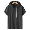 thumbnail image 2 of Timegard Chandails pour Hommes Côtelé Col Rond Sans Manches Confortable T-Shirt Uni Décontracté Entraînement Gym Camisole, 2 of 6