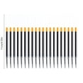 thumbnail image 3 of HCBY Plastic Ink Refill, 0.5mm Fine Point Gel Cartridge, Leak-proof Writing Refill, 60-Pack for Academic Work Daily Stationery, 3 of 6
