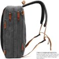 thumbnail image 4 of CUITING Convertible Backpack Shoulder bag Messenger Bag Laptop Case Business Briefcase Leisure Handbag Multi-functional Travel Rucksack Fits 17.3 Inch Laptop For Men / Women / Travel (gre, 4 of 8