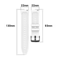 thumbnail image 3 of Estbridge Silicone Strap 22mm Watch Band Replacement for Watch S1 (Orange), 3 of 8