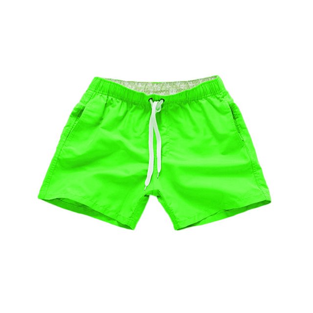 Birdeem Mens Quick Dry Beach Pants Plain Three Quarter Pants Loose Swim Shorts Workout