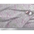 thumbnail image 2 of Soimoi Cotton Duck Fabric Flower Artistic Print Sewing Fabric Yard 56 Inch Wide, 2 of 3