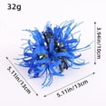 thumbnail image 2 of Claw Hair Clips,Large Hair Clips Flower Hair Clip Style Simulated Flower Large Clip Hair Card Photo Flower Side Clip Hair Clips for Women,Clips for Hair,Flower Hair Clip, 2 of 3