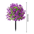 thumbnail image 2 of Outdoor Violet Shrub with Ground Stake for Garden Courtyard and Patio, 2 of 6