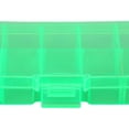 thumbnail image 2 of 10 Grid Plastic Jewelry Removable Storage Box Beads Earring Jewelry Earring Container Green, 2 of 5