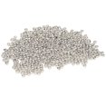 thumbnail image 2 of Perle Entretoise Ronde, 500 Pcs Perles à Écraser Fabrication de Bijoux Perles Butées Simples à Utiliser pour Collier Bracelet Bricolage Argent, 2 of 8