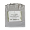 thumbnail image 2 of Cotton House - Bamboo Sheet Set, Hypoallergenic, King Size, Pale Gray, 2 of 4