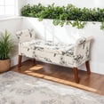 thumbnail image 2 of Convenience Concepts Designs4Comfort Banc de Rangement Garbo - Tissu Botanique Beige, 2 of 6