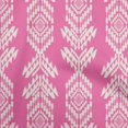 thumbnail image 1 of oneOone Polyester Spandex Fuschia Pink Fabric Aztech Fabric For Sewing Printed Craft Fabric By The Yard 56 Inch Wide, 1 of 4