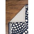 thumbnail image 2 of Aspire Wool Scallop Navy & White 5' x 8' Area Rug, 2 of 6