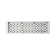 thumbnail image 1 of Air Return Grill 8″ x 30″ with 10″ x 32″ Faceplate – Decorative Tudor Mushroom Design HVAC Vent Cover, Cast Aluminum, Powder-Coated, Repaintable Wall Ceiling Floor Grille (VR100), 1 of 7