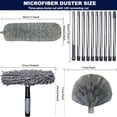 thumbnail image 2 of Telescopic Extension Pole Duster Cleaning Kit for High Ceiling Fans Windows Walls and Lampshades, 2 of 6