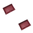 thumbnail image 3 of Dalazy Practical Office Supplies Stylish Zippered Document Pouch Storing Files Wine Red 2Set, 3 of 6