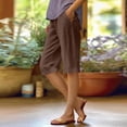 thumbnail image 1 of Womens Casual Shorts Summer Drawstring Elastic Waist Comfy Shorts with Pockets, 1 of 5