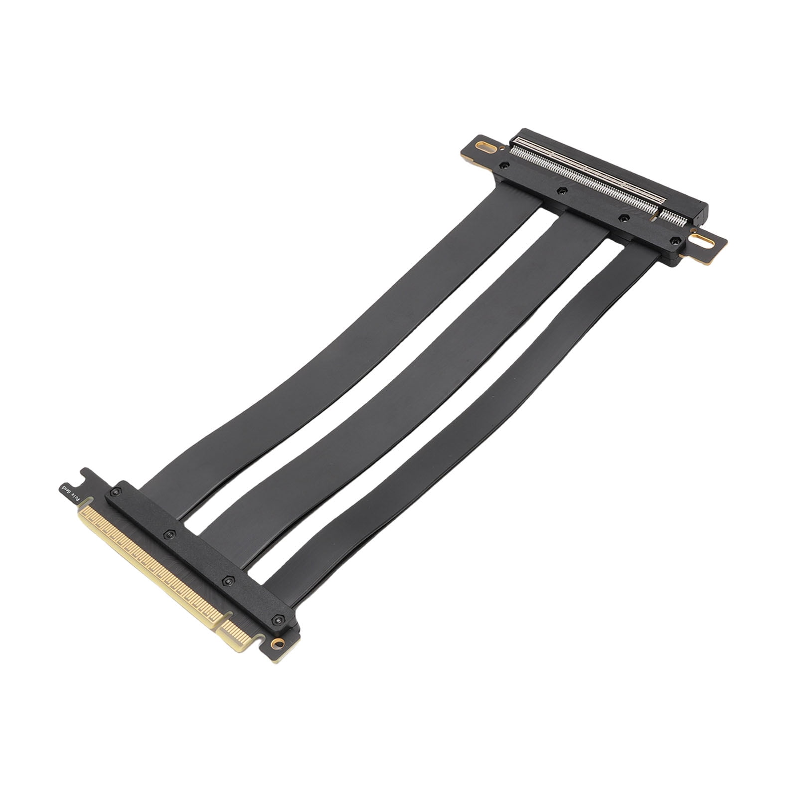 PCIe 5.0 X16 Riser Cable, 128GB S Gen5 GPU Extension with 30 AWG Shielded Wires for RTX4090 5090 Water Cooling ITX Systems