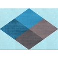 thumbnail image 1 of Ahgly Company Machine Washable Indoor Rectangle Transitional Steel Blue Area Rugs, 8' x 12', 1 of 7