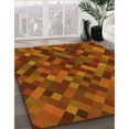 thumbnail image 3 of Ahgly Company Tapis Rectangulaire Lavable en Machine Intérieur Transitionnel Rouge Tomate, 5 Pieds x 7 Pieds, 3 of 7