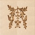 thumbnail image 1 of Ahgly Company Tapis d'Intérieur Lavable en Machine Carré Transitionnel Bronze Brun, 5 Pieds Carré, 1 of 7