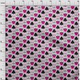 thumbnail image 4 of oneOone Tissu Georgette Viscose Magenta Foncé pour Robe de Poker Tissu Imprimé au Mètre 42 Pouces de Large, 4 of 4
