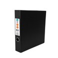 thumbnail image 1 of Pen + Gear1.5" Ultra Heavy-Duty Poly Binder, Slant D-Ring, BLACK, 1 of 4