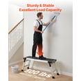thumbnail image 2 of VEVOR Folding Work Platform, 35.8 x 12.2 in Aluminum Step Stool, 16.5 in Height, 500 lbs Load Capacity, Heavy Duty Platform Ladder with Locks, Portable Work Bench, 2 of 9