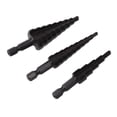 thumbnail image 4 of Step Drill Bit Set, Hex Handle Step Drill Bit Heat Treatment High Speed Steel Non Slip  For Metal, 4 of 8