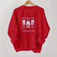 thumbnail image 2 of Penkiiy Chandails en Molleton de la Saint-Valentin pour Femmes - Mignon Chandail en Molleton de la Saint-Valentin Décontracté Cœur Pull Grahic TG Rouge, 2 of 8