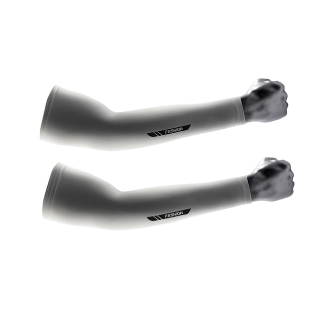 Tauxra Sun Protection Arm Sleeves for Men, UPF 50+ Cooling Arm Sleeves for Cycling, Running, and Outdoor Sports, with Thumb Hole and Compression Support