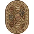 thumbnail image 1 of Safavieh Heritage Beige Traditional Rug - Oval 4'6" x 6'6", 1 of 1