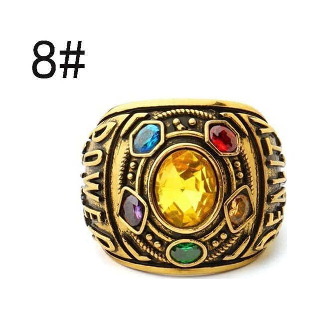 EGNMCR Rings Power Wars Jewelery Bracelet Letter Men's Ring ring