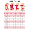 thumbnail image 5 of INSPIRE CHIC Women's 1 piece Long Sleeve Swimsuit Scoop Neck Backless Basic Rashguard Swimwear Bathing Suits Orange L, 5 of 5