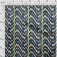 thumbnail image 2 of oneOone Tissu en Coton Flex Rayé & Chevron Imprimé Ikat au Mètre 40 Pouces de Large, 2 of 4