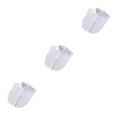 thumbnail image 3 of QualitChoice Simple Design Solid Color False Collar Formal Fashion Chiffon Fake Half Shirt Decorative Detachable Lapel Clothing Decor White Round 3PCS, 3 of 6