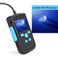 thumbnail image 4 of Tignapoo 5.5mm Diameter 1080P Waterproof Industrial Endoscope with 2.4" LCD Screen, 2600mAh Battery, and 8 Adjustable LEDs for Pipeline and Automotive Inspection - Model P60B, 4 of 6