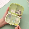 thumbnail image 1 of Travel Organizer 1 Pack 8 Compartments Daily Case Small Box for Pocket Purse Portable Container Organizer, 1 of 1