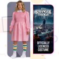 thumbnail image 3 of Stranger Things Tween Classic Pink Dress Eleven Costume, 3 of 5