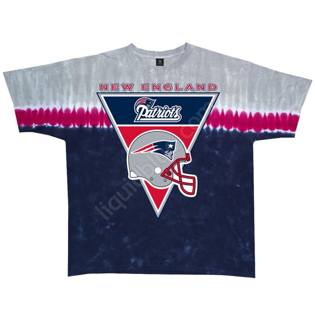 New England Patriots - Logo Banner Tie Dye T-Shirt