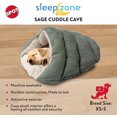 thumbnail image 2 of Sleep Zone 22" Petit Grotte des Câlins Lit pour Chien et Chat, 2 of 8