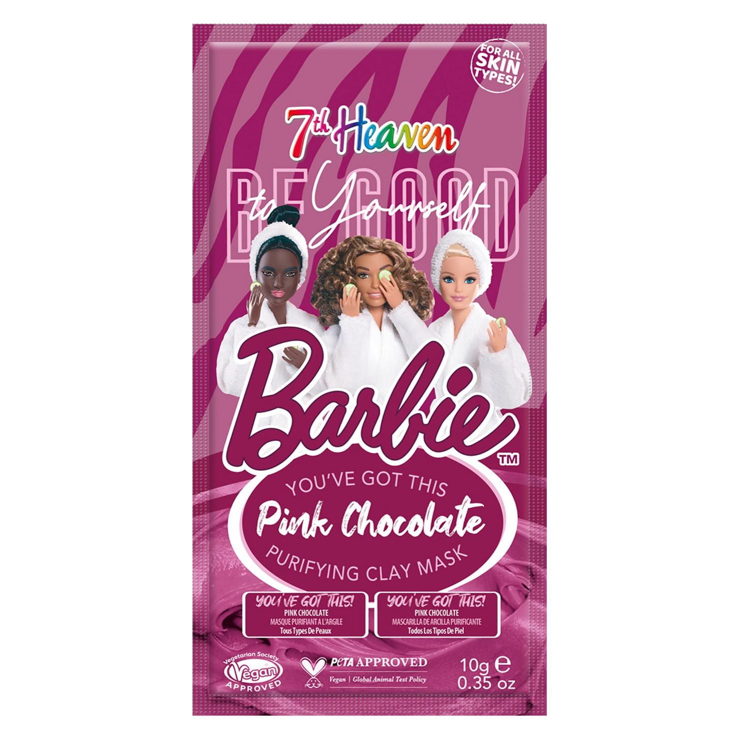 7th Heaven Barbie Pink Chocolate Clay Mask