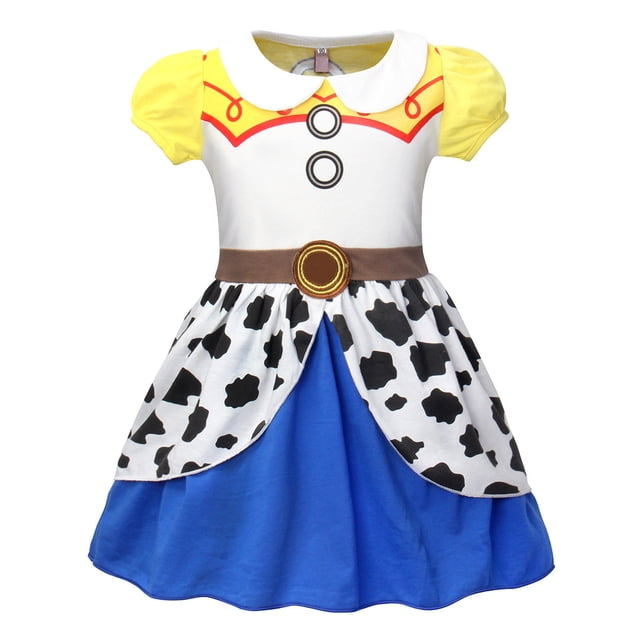 HAWEE Robe d'Été pour Fille Mickey/Minnie/Belle/Snow White Costumes de Sirène Dessin Animé Jeu de Rôle Princesse Robes Tenues Vêtements
