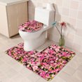 thumbnail image 4 of Chmadoxn Bathroom Rugs, Rugs for Living Room, Area Rug, Bath Mat Toilet Floor Mat U-shape Foot Mat Bathroom Bathroom Mat Printing Modern Mat Toilet Door Mat Three Sets carpeting carpeting, 4 of 8