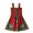 Red, variant on LOVZFMLL Girl's Pattern Long Sleeves Velvet Court Style Dress