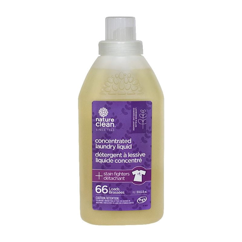 Nature Clean 99% Natural Concentrated Laundry Liquid Lavender Fields 1L 66 Loads