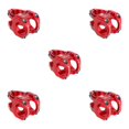 thumbnail image 3 of mmirethe Mountain Bike Handlebar - Durable And Lightweight For Easy Maneuvering Adjustable Bike Handlebar red 5Set, 3 of 6